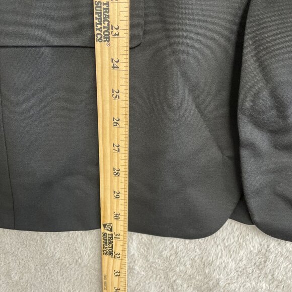 NEW Kenneth Cole Men's L Black Stretch Suit Jacket Blazer Unlined - Picture 4 of 12
